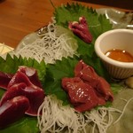 湘南茅ヶ崎 道 - シャモロックの内蔵刺盛り（数量限定）