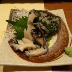 湘南茅ヶ崎 道 - アワビ刺し280円