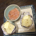 まいもんや かっぱ - ジャガバターの塩辛添え