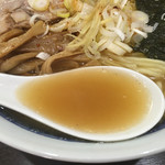 中華そば べんてん - スープ（2016年9月）