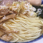 中華そば べんてん - 自家製麺（2016年9月）