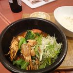 カシュカシュ - エビとホタテのウープカレー