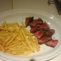ブラッスリー エディブル - 肉＆ポテト　ファストフードみたいですが。。。なことはない