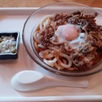 スイートムーン - 冷スキヤキ風うどん