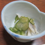 寿し処伊木 - 16/9　突き出しはぼうぜの酢の物