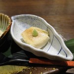 ゆうがた - 先附：焼き胡麻豆腐
      