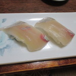 寿し処伊木 - 16/9　縞鯵　腹身