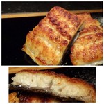 大どころ - ＊厚みがわかりますかしら。上質な脂がのり、とても美味しい鰻でした。