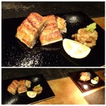 大どころ - ◆天然・大鰻・・この大きさですのに「一人3切れ」という大盤振る舞い。
      お値段も高い上に中々手に入らない品でしょうに、用意してくれる大君の気持ちに感謝です。