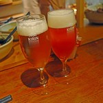 おばんざい&燻製と日本酒の店 Ran - ビールで乾杯♪