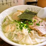 塩雲呑麺+煮卵入り