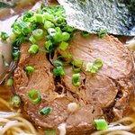 伊達屋 - 大ロースチャーシューメン「あっぷ図」２００ｇのチャーシューが見事です♡