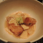 くろぎ - 小芋、穴子、湯葉の炊き合わせ2016.9　