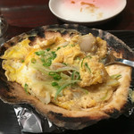 三代目網元 魚鮮水産 - ホタテの貝焼き味噌