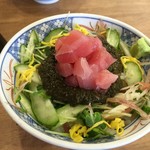 Isomarusuisantsurugaminekitaguchiten - お昼、まぐろあかもく丼 859円