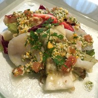 シェ・イノ - 前菜：魚介のサラダ仕立て　ラヴィゴットソース