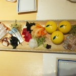 丸萬寿司 - お刺身先付け