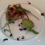 ル・ジュー・ドゥ・ラシエット  - カツオのコンフィと山葵のアイスクリーム