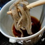 玉笑 - 粗挽きせいろを、つゆで。