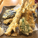 魚河岸 丸天 - いわしの天ぷら 800円