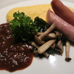 汀渚 ばさら邸 - 洋朝食　オムレツ