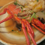 汀渚 ばさら邸 - 伊勢海老と旬魚の菊花仕立て