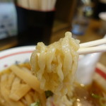 麺壱 吉兆 - 麺アップ