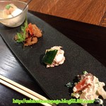 つろぎ - つろぎの旬彩四種盛り