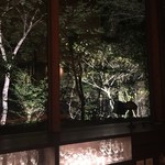 合歓のはな - バーから外の風景です。