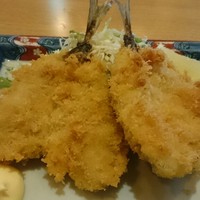 日本料理 銀座 萬菊 - アジフライアップ
                揚げたて熱々は美味しいけどごくごく普通