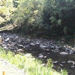 合歓のはな - 部屋の前に川が流れています。