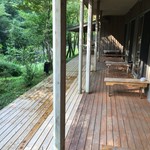 合歓のはな - お食事処の軒先です。