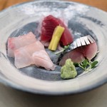 楽食酒 圓 -  松輪のしめ鯖　青森の平目　長崎の鰹
