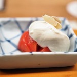 楽食酒 圓 - フルーツトマトの白和え
