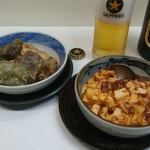 千曲食堂 - （2016.9）天ぷら＆麻婆豆腐