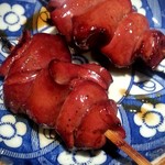 串焼とこころ 克 - 盛り合わせで出てきた串