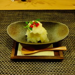 田菜花 - 5000円コース8品目　桃のシャーベット　※2016年9月