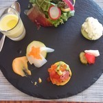 SIZZLE - 前菜５種　シンプルですが手をかけてます