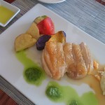 SIZZLE - メインの鶏料理　ネギはちょっと。。。だったけど