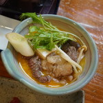 Kakijimaya - 肉鍋、卵につけて
