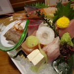 五郎八 - 刺身の盛り合わせ（夏場画像）