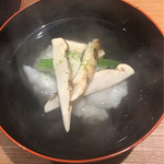 日本料理 晴山 - 松茸と鱧のお椀