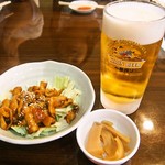 Ishimatsu Gyoza Hon Ten - 生ビール ＆ みそホルモン