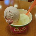 サーティワンアイスクリーム - 料理写真:りんごソルベ とベリーベリーストロベリー