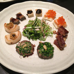 時分時 - ホタテ  生麩  サーモン カルビ  フォアグラきのこ