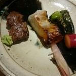 奈良 而今 - お皿に自分で乗せたら微妙( ,,ÒωÓ,, )