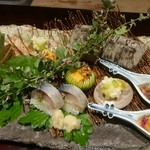 奈良 而今 - 見事な八寸( ,,ÒωÓ,, )