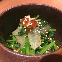 和えに - 数の子とパクチーのおしたし　700円