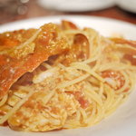 BISTRO ORANGER - ワタリガニのトマトクリームパスタ　1200円