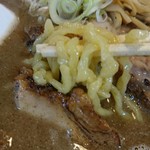 初代麺屋とのさき - 中太麺